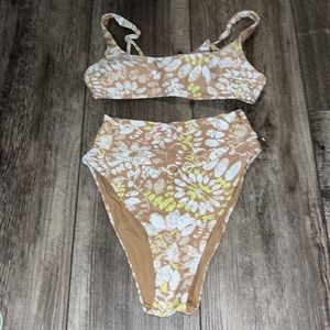 Aerie high waisted swim set